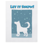 Let it snow flyer design
