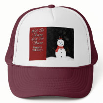 Let It Snow Happy Holiday's hats by JustParties Let It Snow Happy Holiday's hats