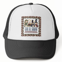 Let It Snow Mesh Hat