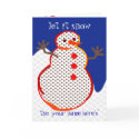 ' let it snow' Holiday Card customize by bestkids ' let it snow' Holiday Card customize