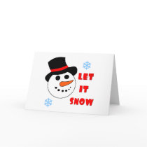 LET IT SNOW HOLIDAY CARDS