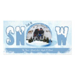 Let It Snow Holiday Photo Card