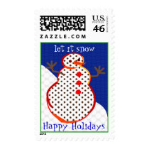 ' let it snow' Holiday postage postage by bestkids ' let it snow' Holiday postage postage
