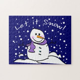 Let It Snow Holiday puzzle