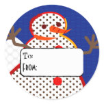 ' let it snow' Holiday sticker customize it