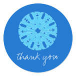 Let It Snow holiday thank-you sticker