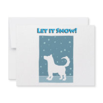 Let it snow invitations
