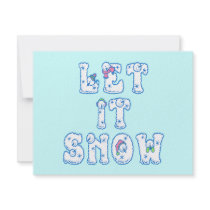 Let It Snow invitations by TotallyRandom Let It Snow invitations