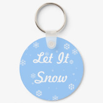 Let It Snow keychains