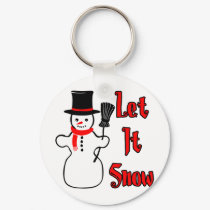 Let It Snow keychains