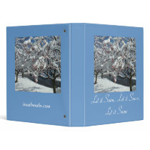 Let it Snow, Let it Snow, Let it Snow binders by Incatneato Let it Snow, Let it Snow, Let it Snow binders