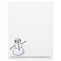 Let it snow! letterhead