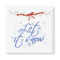 Let it Snow magnets
