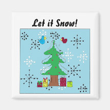 Let it Snow! Magnet