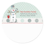 Let It Snow Mailing Label Stickers