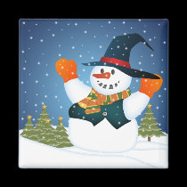 Let It Snow Man! magnets