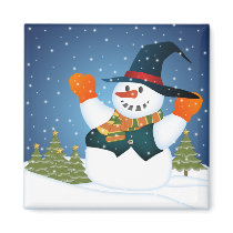 Let It Snow Man! magnets by timeforstyle Let It Snow Man! magnets
