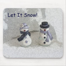 Let It Snow! mousepad