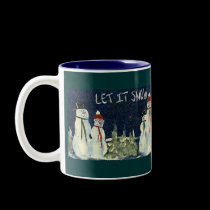 Let it Snow Mug by MarciaCox Let it Snow Mug