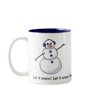 Let it snow! mug