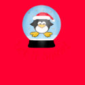 Let it Snow Penguin in Snowglobe t-shirts by penguinbaby Let it Snow Penguin in Snowglobe t-shirts