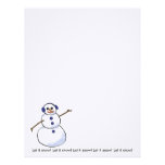 Let it snow! personalized letterhead