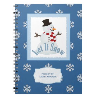 Let It Snow: Personalized Notebook