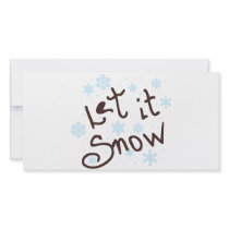Let It Snow photo cards
