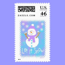 Let it Snow postage