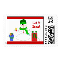 Let it Snow! -postage postage