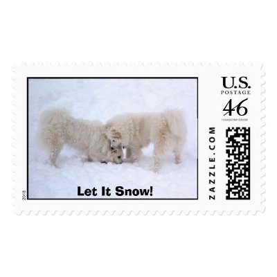 Let It Snow! postage