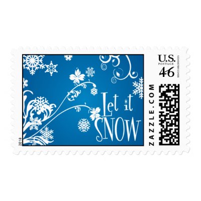 Let it Snow postage