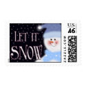 Let it snow postage