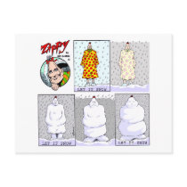 Let It Snow postcards
