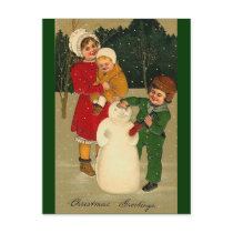 Let it snow postcards