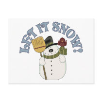 Let it Snow postcards