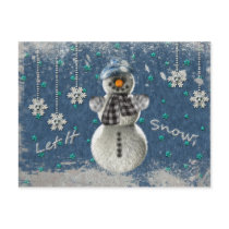 Let It Snow postcards