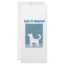 Let it snow rack cards