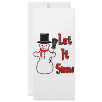 Let It Snow rack cards