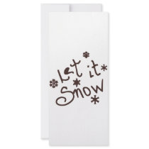 Let It Snow rack cards