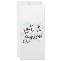 Let It Snow rack cards