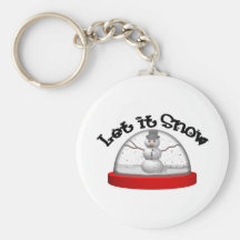 Let It Snow, Snow Globe Keychain