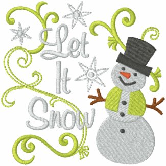 Let It Snow Snowman Hoody