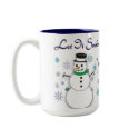Let It Snow Snowman Mug