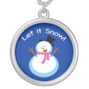 Snowman Necklacee