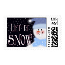 Let it snow stamp
