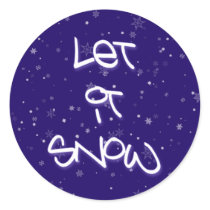 Let it Snow Stickers