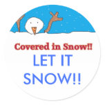 let it snow stickers