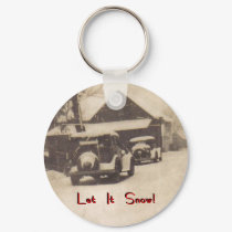 Let it Snow - Vintage Winter keychains by kahmier Let it Snow - Vintage Winter keychains