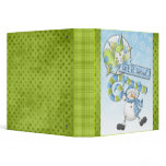 Let It Snow Whimsical Snowman Binder